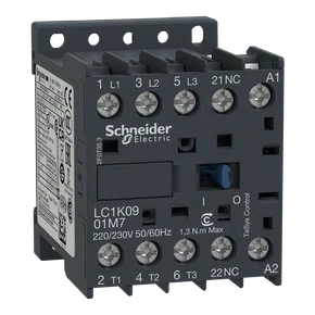 LC1K0901M7 - CONTATOR TRIPOLAR TESYS K 9A 1NF 220 VCA