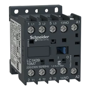 LC1K0910F7 - CONTATOR TRIPOLAR TESYS K 9A 1NA 110 VCA