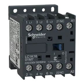 LC1K1601B7 - CONTATOR TRIPOLAR TESYS K 16A 1NF 24 VCA