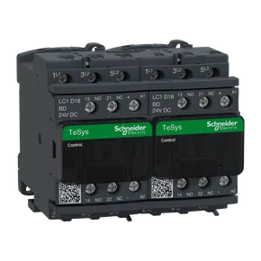LC2D18BD - CHAVE REVERSORA TRIPOLAR 18A 1NA 1NF 24VCC