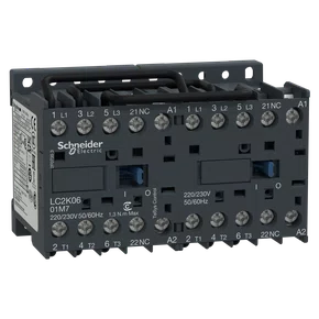 LC2K0601M7 - CHAVE REVERSORA TRIPOLAR TESYS K 6A 1NF 220VCA