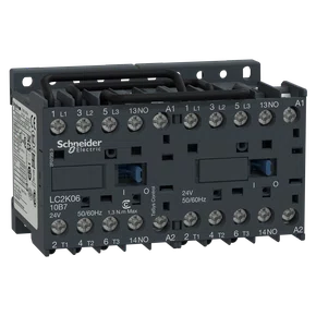 LC2K0610B7 - CHAVE REVERSORA TRIPOLAR TESYS K 6A 1NA 24VCA