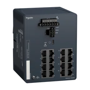 MCSESM163F23F0 - MODICON MANAGED SWITCH 16 PORTS FOR COPPER