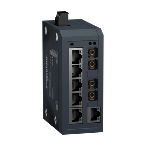 MCSESU083F2CS0 - MODICON STANDARD UNMANAGED SWITCH 6 PORTS FOR COPPER  2 PORTS FOR SINGLEMODE FIBER OPTIC