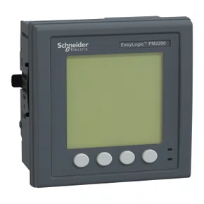 METSEPM2230 - MULTIMEDIDOR DE ENERGIA COM COMUNICACAO MODBUS RTU DISPLAY LCD MODULOS E REGISTRO SCHNEIDER