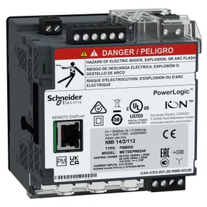 METSEPM8244 - MEDIDOR PM8000 TRILHO DIN COM DISPLAY REMOTO