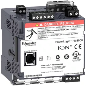 METSEPM8244 - MEDIDOR PM8000 TRILHO DIN COM DISPLAY REMOTO SCHNEIDER