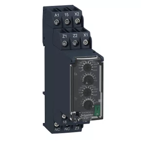 RE22R1MLMR - RELÉ TEMPORIZADOR MODULAR 8A 1NAF 0 05S 300H MULTIFUNÇÃO PULSOS ASSIMÉTRICOS 24 240VCA CC SCHNEIDER