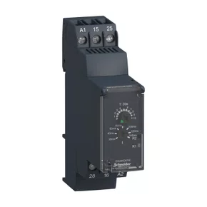 RE22R2QEMR - RELÉ TEMPORIZADOR MODULAR 8A 2NAF 0 3S 30S ESTRELA TRIÂNGULO SAÍDAS 1NA+1NF COM COMUNS DIFERENTES 24 240VCA CC SCHNEIDER