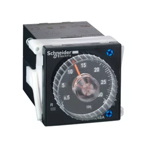 RE48ATM12MW - RELÉ TEMPORIZADOR ELETRÔNICO 5A 2NAF 0 02S 300H ATRASO NA ENERGIZAÇÃO 24 240VCA CC 8 PINOS SCHNEIDER