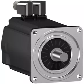 SH31001P12A2100 - SERVOMOTOR DE BAIXA INÉRCIA COM FLANGE DE 100 MM 3.3 NM/5000 RPM MULTI-VOLTA EIXO CHAVEADO SEM FREIO CONECTOR ANGULAR IP 65/IP 65