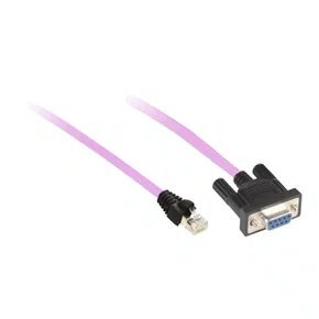 TCSCCN4F3M1T - CABO DE 1 METRO PARA CONEXÃO CANOPEN RJ45 E SUB D 9 FÊMEA SCHNEIDER