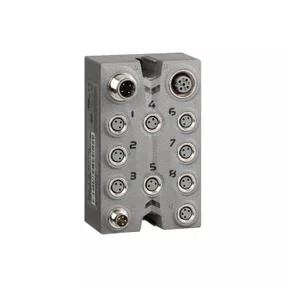 TM7BDM8B - BLOCO DE ENTRADAS E SAÍDAS DIGITAIS CONFIGURÁVEIS IP67 8 CONECTORES M8 FÊMEA 8 ENTRADAS/SAÍDAS ENTRADAS SINK/SAÍDAS SOURCE 24 VDC