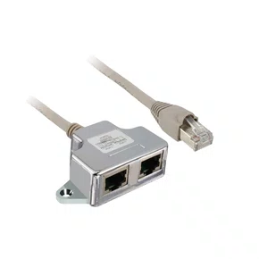 VW3A8306TF10 - CABO DE 1 METRO PARA CONEXÃO MODBUS  1 RJ45 MACHO E 2 RJ45 FÊMEA