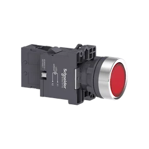 XA2EW34M1 - BOTÃO LUMINOSO Ø22MM PLÁSTICO RET MOLA VERMELHO NA 220VCA