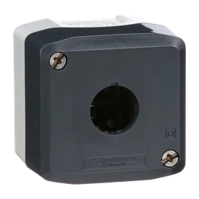 XALD01H7 - BOTOEIRA DE COMANDO 1 FURO Ø22MM VAZIA CINZA PARA BOTÃO MODULAR CSA  CERTIFICADO UL