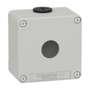 XAPD1201 - BOTOEIRA METÁLICA VAZIA Ø22MM CINZA 1 FURO 80X80X515MM