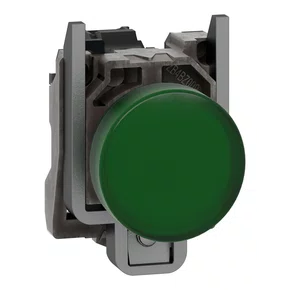 XB4BV63 - SINALIZADOR MODULAR Ø22MM METÁLICO PARA LÂMPADA BA9S VERDE ≤250V