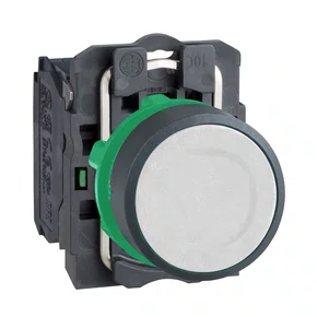 XB5AA11 - BOTÃO Ø22MM PLÁSTICO RETORNO POR MOLA BRANCO NA