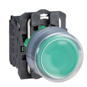 XB5AP31 - BOTÃO Ø22MM PLÁSTICO RETORNO POR MOLA VERDE COM CAPA NA