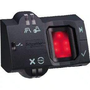 XB5S2B2L2 - BOTÃO BIOMÉTRICO MONOESTÁVEL Ø22MM PLÁSTICO CONEXÃO POR CABO 2M 24VCA CC