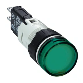 XB6AV3BB - SINALIZADOR Ø16MM PLÁSTICO REDONDO VERDE 12  24VCA CC
