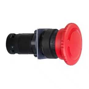 XB7ES542P - BOTÃO MONOBLOCO Ø22MM PLÁSTICO EMERGÊNCIA COGUMELO Ø40 VERMELHO NF