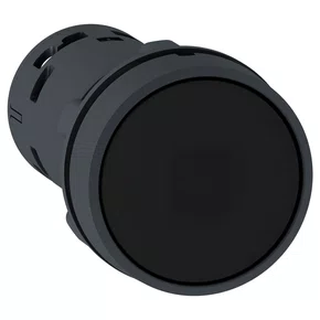 XB7NA21 - BOTÃO MONOBLOCO Ø22MM PLÁSTICO RETORNO POR MOLA PRETO NA