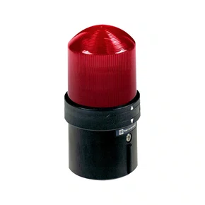 XVBL0G4 - MÓDULO LUMINOSO TIPO FAROL Ø70MM PARA XVB UNIDADE COMPLETA COM BASE CONTÍNUO LED VERMELHO 120VCA