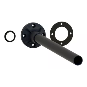 XVBZ03 - BASE DE FIXAÇÃO Ø70MM PRETA HASTE DE 380MM