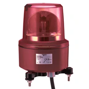 XVR13G04L - FAROL ROTATIVO Ø130MM VERMELHO SEM BUZZER 120VCA
