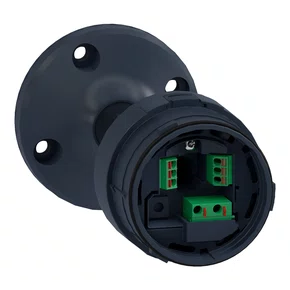 XVUZ02 - BASE DE FIXAÇÃO Ø60 PRETA HASTE DE 100MM