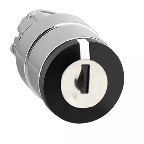 ZB4BG3 - CABEÇOTE PARA CHAVE SELETORA Ø22MM METÁLICO 3 POSIÇÕES FIXAS COM CHAVE