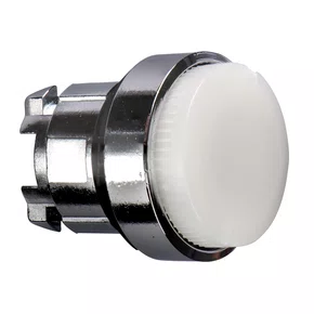 ZB4BW113 - CABEÇOTE PARA BOTÃO LUMINOSO MODULAR Ø22MM METÁLICO SALIENTE PARA LED INTEGRAL BRANCO