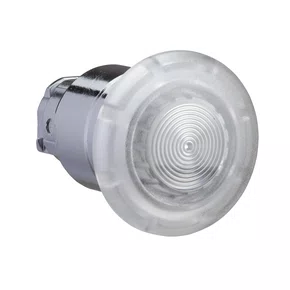 ZB4BW413 - CABEÇOTE PARA BOTÃO LUMINOSO MODULAR Ø22MM METÁLICO COGUMELO Ø40MM PARA LED INTEGRAL BRANCO