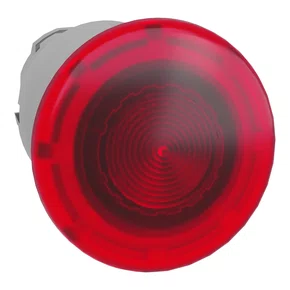 ZB4BW643 - CABEÇOTE PARA BOTÃO DE EMERGÊNCIA LUMINOSO Ø22MM METÁLICO COGUMELO Ø40MM PUXAR PARA DESTRAVAR PARA LED INTEGRAL VERMELHO