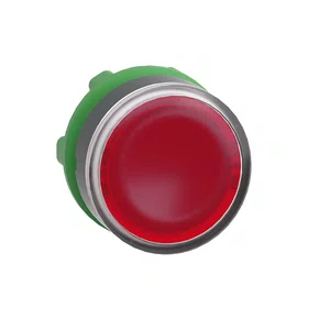 ZB5AH043 - CABEÇOTE PARA BOTÃO LUMINOSO Ø22MM PLÁSTICO FACEADO COM RETENÇÃO VERMELHO