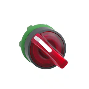 ZB5AK1243 - CABEÇOTE PARA CHAVE SELETORA LUMINOSA Ø22MM PLÁSTICO 2 POSIÇÕES FIXAS VERMELHO