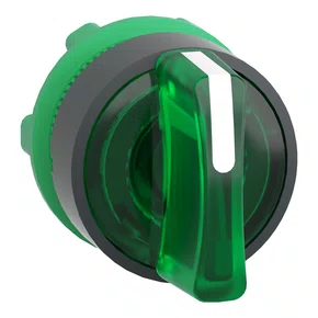 ZB5AK1333 - CABEÇOTE PARA CHAVE SELETORA LUMINOSA Ø22MM PLÁSTICO 3 POSIÇÕES FIXAS VERDE