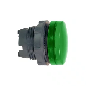 ZB5AV03 - CABEÇOTE PARA SINALIZADOR MODULAR Ø22MM PLÁSTICO PARA LÂMPADA BA9S VERDE