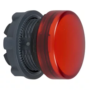 ZB5AV04 - CABEÇOTE PARA SINALIZADOR MODULAR Ø22MM PLÁSTICO PARA LÂMPADA BA9S VERMELHO