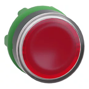 ZB5AW343 - CABEÇOTE PARA BOTÃO LUMINOSO MODULAR Ø22MM PLÁSTICO PARA LED INTEGRAL VERMELHO