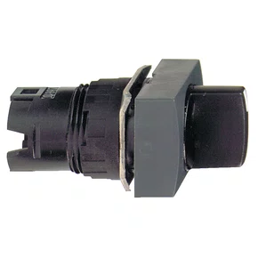 ZB6DD22 - CABEÇOTE PARA CHAVE SELETORA Ø16MM PLÁSTICO RETANGULAR 2 POSIÇÕES FIXAS