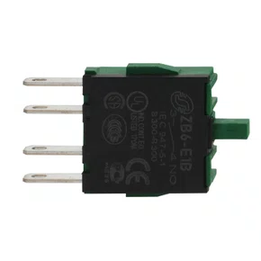 ZB6E1B - BLOCO DE CONTATO PARA CABEÇOTE Ø16MM PLÁSTICO NA CONECTOR FASTON