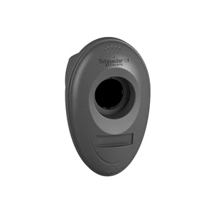 ZBRM01 - BOTOEIRA PLÁSTICA MÓVEL VAZIA 1 FURO CINZA