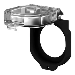 ZBSP2 - CAPA DE PROTEÇÃO PLÁSTICA RÍGIDA TRANSPARENTE PARA RJ45 E PORTAS USB