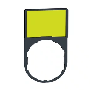 ZBY6102 - PORTA ETIQUETA 30X50MM BRANCO AMARELO SE