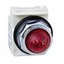 9001KP38LRR9 - SINALIZADOR Ø30MM METÁLICO LED DE ALTO BRILHO VERMELHO 120VCA CC