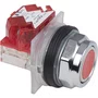 9001KR1RH6 - BOTÃO Ø30MM METÁLICO RETORNO POR MOLA VERMELHO NF