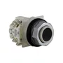 9001KR3BH13 - BOTÃO Ø30MM METÁLICO SALIENTE PRETO NA NF